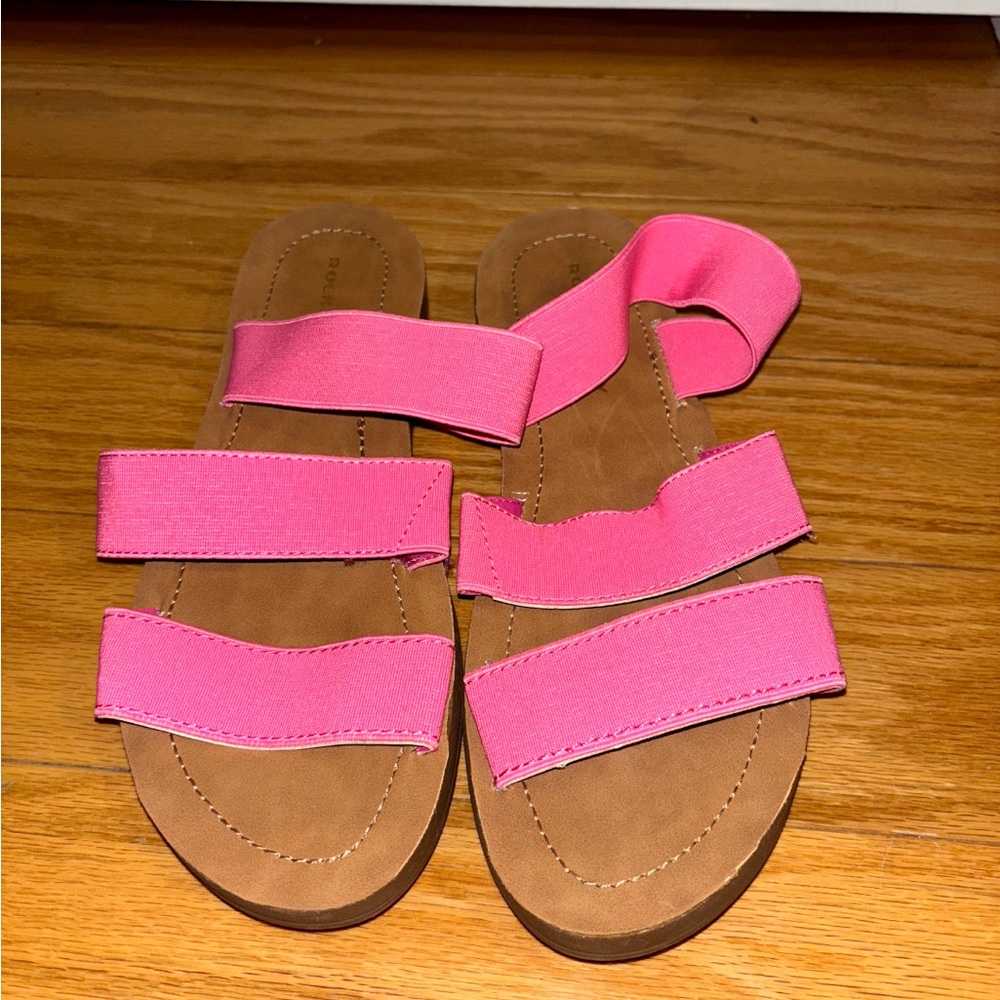 Pink Strap Sandals